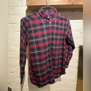 Ralph Lauren boys medium plaid button down.